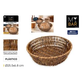 Inde Cesta de Pan Redonda de Polipropileno Reforzado - Colección My Bar - 25.5 x 6.8 cm (18 Unidades) Precio: 47.88999952. SKU: B13DA3X3JX