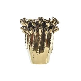 Jarrón DKD Home Decor Porcelana Dorado Moderno (18 x 18 x 23 cm) Precio: 28.49999999. SKU: B19V5Z79JE