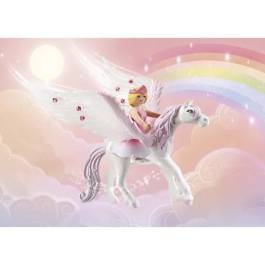 Playmobil Torreta Encantada 71359 - Princesa Mágica - La flor mágica se convierte en luz nocturna - A partir de 4 años