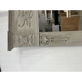 DKD Home Decor Espejo Romántico Gris Mango MDF 133 x 8.5 x 167 cm