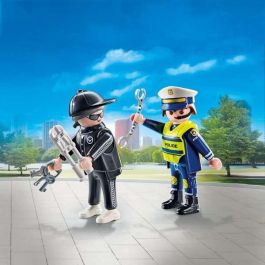 Policía y ladrón playmobil action heroes. Policía y ladrón playmobil action heroes.