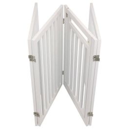 Trixie Barrera de Seguridad Ajustable con Puerta para Perros, Ancho de 60 a 160 cm y Alto de 81 cm, Color Blanco Trixie Barrera de Seguridad Ajustable con Puerta para Perros, Ancho de 60 a 160 cm y Alto de 81 cm, Color Blanco