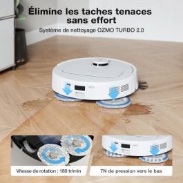 Aspiradora robot con estación de vaciado automático - ECOVACS N30 Pro OMNI - Potencia 10000Pa - Limpieza con agua caliente Aspiradora robot con estación de vaciado automático - ECOVACS N30 Pro OMNI - Potencia 10000Pa - Limpieza con agua caliente