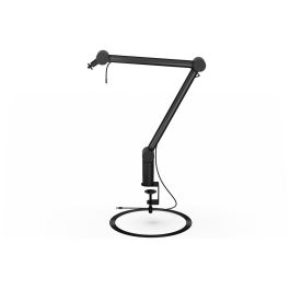 Endorfy EY0A005 Soporte de Brazo para Micrófono de Estudio, Boom Arm para Escritorio, Ajustable, Rosca 3/8", Negro