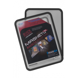 Djois Marco porta anuncios DIN A3 con 4 bandas magnéticas negro pack de 2 unidades PVC antirreflejo Precio: 28.78999948. SKU: B1AJSK6SHH