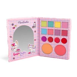 Martinelia Paleta Lulu & Duki: Kit de Maquillaje con 12 Sombras de Ojos, 4 Brillos de Labior, 4 Rubores y Bronceadores para +3 años