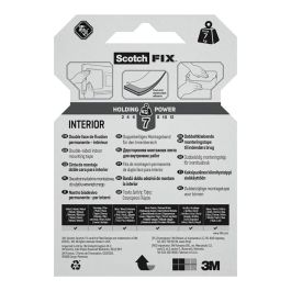 Scotch Cinta doble cara de montaje para interiores, 19mm x 1,5m, máx 7 kg, 4496g-1915-p