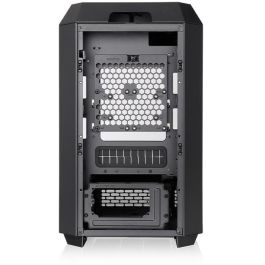 Thermaltake The Tower 250 Mini Tower Negro, Blanco para PC con Pantalla LCD 3.9", Ventiladores 2x120mm, Soporte HDD/SSD 2.5/3.5"