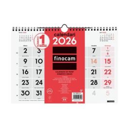 Finocam Calendario de Pared Números Grandes M-300x210 mm Mv Neutro 2026 Catalán, con espiral y colgador Precio: 3.88999996. SKU: B1CMF3FHVP