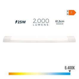 Edm Regleta LED 25W 6500K Luz Fría 2000lm 61,3x3x12 cm Precio: 22.68999986. SKU: S7915456