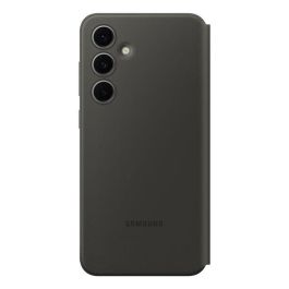 Samsung Galaxy S24 FE Smart View Wallet Case - Funda Cartera con Ventana Interactiva y Bolsillo para Tarjetas, Negro