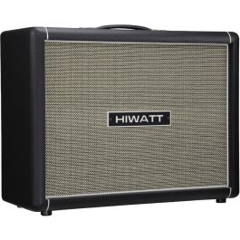 Hiwatt Pantalla Guitarra Hg212 Caja Acústica Recta Negra 2x12" 150W Altavoces Octapulse 100 8 Ohmios