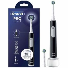 Oral-B PRO SERIES 1 NEGRO Cepillo Eléctrico Recargable con Tecnología 3D y Temporizador de 2 Minutos para Encías Sanas