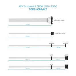 TOOQ FUENTE ALIMENTACION TQEP-500S-INT 500W 110V/240V TOOQ FUENTE ALIMENTACION TQEP-500S-INT 500W 110V/240V