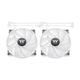Thermaltake CT200 Ventilador para PC de 200mm Blanco con Iluminación ARGB Sync, 500-900 RPM, 131.6 CFM, 1 Unidad