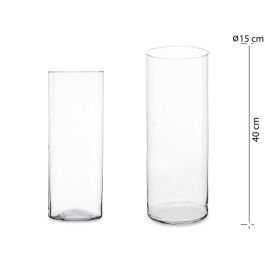 Jarron Cristal Cilindro 15Cm Diam X 40Cm Giftdecor Precio: 8.49999953. SKU: B1FZQQCPK6