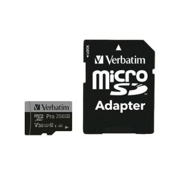 Verbatim Pro U3 256GB Micro SDXC Card With Adapter Verbatim Pro U3 256GB Micro SDXC Card With Adapter