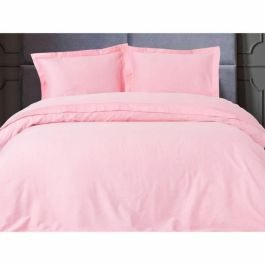 ASI8684283137831 Juego de Cama: Funda Nórdica 220x240 cm + 2 Fundas de Almohada 60x60 cm - 100% Algodón Satén - Rosa