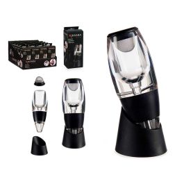 Oxigenador de Vino Kinvara - Negro/Transparente - 6x18.6x7 cm (24 Unidades) Precio: 153.58999964. SKU: B14SZ9XAHX