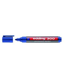 Edding Marcador Permanente 300 Azul - Caja de 10 Unidades (10 Unidades) Precio: 9.5000004. SKU: S8421274