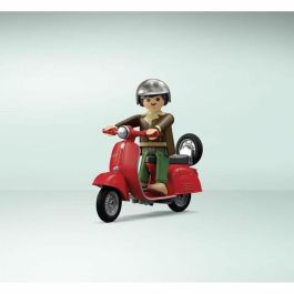 Playmobil Taller Vespa Estilo Retro Años 60 Incluye Vespa y Accesorios Juego de Rol para Niños de 5 a 99 Años 88 Piezas