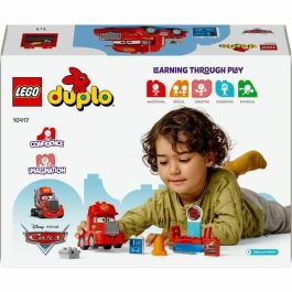 LEGO 10417 DUPLO Disney y Pixar Cars Mack Race - Set de Juguete de Construcción con Ruedas para Niños Pequeños