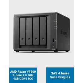 NAS Synology Diskstation DS923+/ 4 Bahías 3.5"- 2.5"/ 4GB DDR4/ Formato Torre