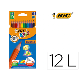 Bic Lápices de Colores Kid Evolution Estuche 12 Colores Surtidos Mina Ultra Resistente Precio: 54.68999987. SKU: B1KAB9DXE8