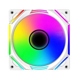 Keep Out Ventilador XFC-120MW Blanco ARGB con Efecto Espejo Infinito 120mm 1800RPM Precio: 14.69000016. SKU: B1JERK8SER