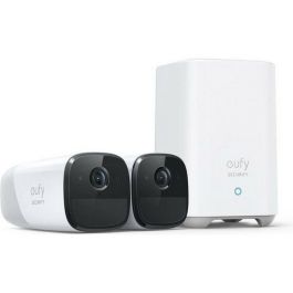 Eufy eufyCam 2 Pro Cámara de Seguridad IP 2K Interior Exterior Inalámbrica con 365 Días de Batería, Visión Nocturna, IP67, Pack 2 Precio: 364.49999949. SKU: B12YK7H386