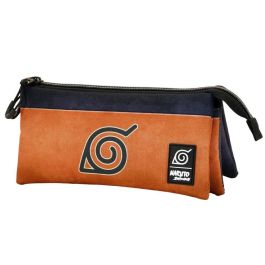 KARACTERMANIA Portatodo triple Naruto Shippuden, estuche 3 compartimentos repelente a líquidos de material reciclado Precio: 10.50000006. SKU: B18MKG8XMW