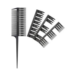 Lussoni 500 LOTE Set de Peines Profesional para Peluquería, Balayage y Mechas con Peine de Cola y 4 Accesorios - 5 Pz Precio: 9.5000004. SKU: S05110125