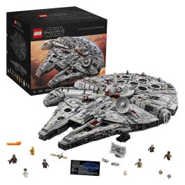 LEGO Star Wars Millennium Falcon 7541 Piezas, Set de Construcción para Adultos, Réplica de la Nave Espacial, 16+ Años