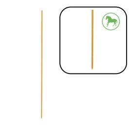 Pack 50 piquetas fibra amarilla 150 cm Pack 50 piquetas fibra amarilla 150 cm