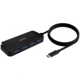 AISENS - HUB USB 3.1 USB-C, USB-C/M-4XTIPO A/H, NEGRO, 60CM