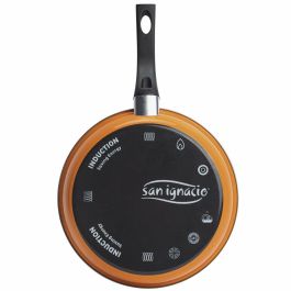 San Ignacio BGEU3196 Sartén de Acero Carbono Modelo Valencia Ø30 cm, Antiadherente sin PFOA/PTFE, Inducción, Gas, Vitrocerámica