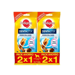 Pedigree Dentastix Razas Pequeñas Pack Pack 2x1 5x2x110 gr Precio: 12.4999996. SKU: B1BLE9JX2Q