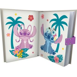 KIDS LICENSING Diario Secreto con Código Stitch Disney 21x15,5x3cm