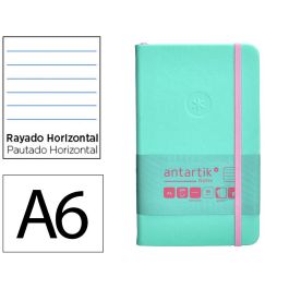 Cuaderno Con Gomilla Antartik Notes Tapa Dura A6 Hojas Rayas Rosa Y Turquesa 100 Hojas 80 gr Fsc Precio: 4.58999948. SKU: B1EMY3JEQW