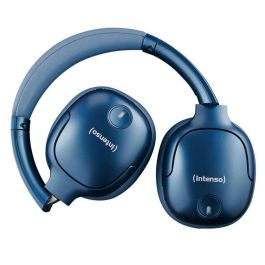 Intenso Auriculares Over-Ear Inalambrico O400HA Azul con Cancelación de Ruido Activa Bluetooth 5.3 Hasta 75 Horas Batería