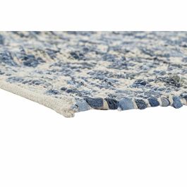 Alfombra DKD Home Decor Azul Blanco (120 x 180 x 1 cm)