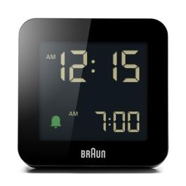 Reloj Despertador Digital Negro BRAUN BC-09-B