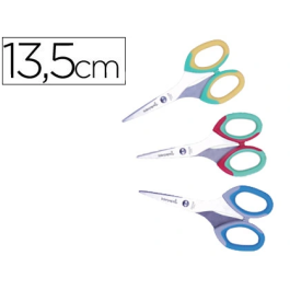 Liderpapel Tijera Extrasoft Unidad Mango Suave Hoja Acero Inoxidable Longitud 13,5 cm Uso Hogar Precio: 64.49999985. SKU: B1CWB5V82Z