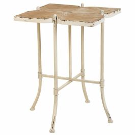 Mesa de Centro Alexandra House Living Blanco Metal Madera de abeto Madera MDF 48 x 66 x 48 cm Precio: 145.50000014. SKU: B1DJYMRJVD