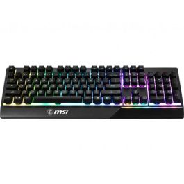 MSI Teclado Vigor GK30 USB QWERTY Español Negro, Interruptores Mecánicos, Retroiluminación LED RGB, Antifantasma, S11-04ES219-CLA