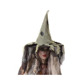 Sombrero De Bruja Verde Con Harapos Y Malla Negra - Complemento Perfecto Para Halloween Y Espectáculos Teatrales Precio: 2.6899994. SKU: S1132297