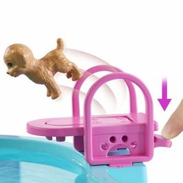 Barbie JFP01 Piscina de ensueño con tobogán y jacuzzi, más de 20 accesorios