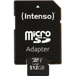 Intenso 3424493 MicroSD 512GB UHS-I Clase 10 U1 Tarjeta de Memoria