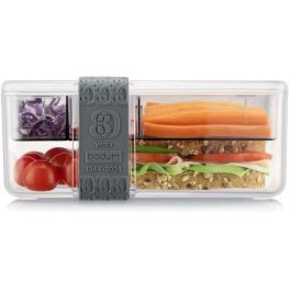 Bodum BOD0699965609337 Fiambrera Bistro compartimentada con Cubiertos Gris Precio: 35.78999952. SKU: B1K6GCWPMY
