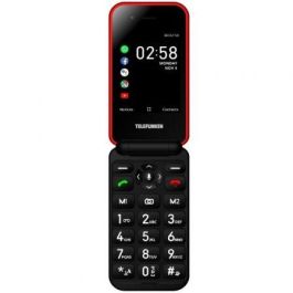 Teléfono Móvil Telefunken S760 para Personas Mayores/ Rojo Teléfono Móvil Telefunken S760 para Personas Mayores/ Rojo